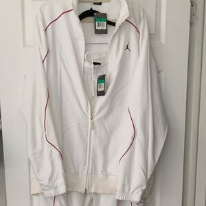 JUMPMAN 23 WHITE 2 PIECE JOGGING / RUNNING SUIT NWT